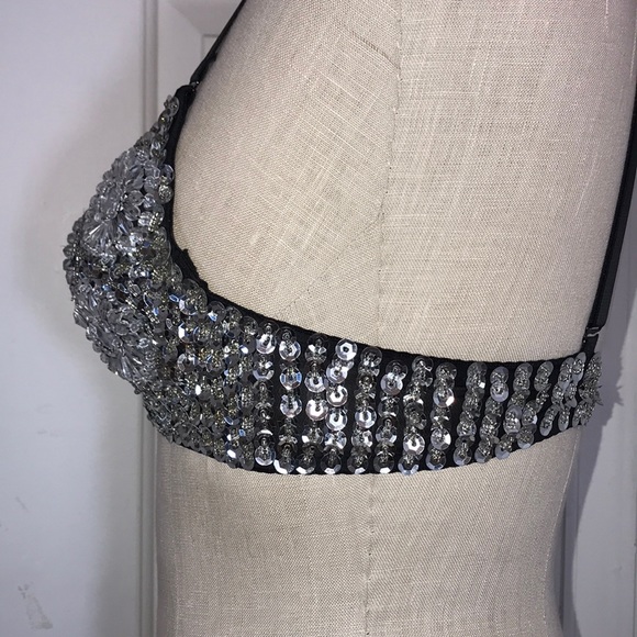 EUC Jewel & Sequin pushup Bra Halloween Costume - Picture 8 of 8
